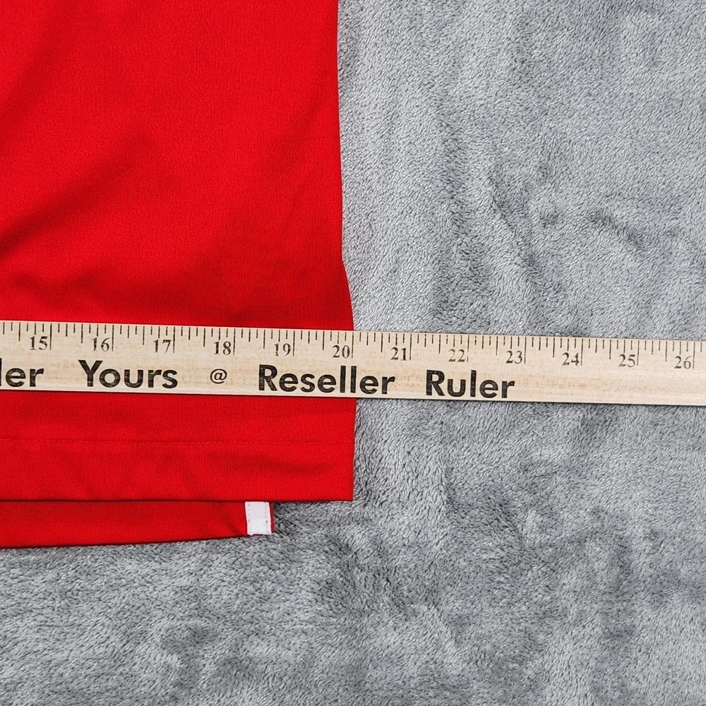 Ohio State Buckeyes Shirt Mens Medium Red NCAA Football Nike Dri‎ Fit Polo